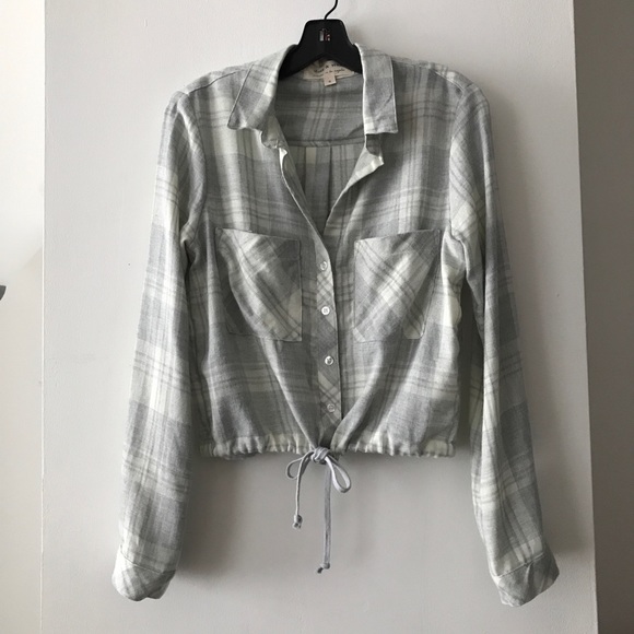 Cinched Drawstring Shacket Shirt NWOT - Picture 13 of 15